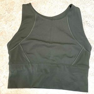 Savvi Olive Green Halter Sports/Yoga Bra Size Small